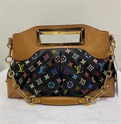 lv judy|LOUIS VUITTON Monogram Multicolor Judy MM Black.